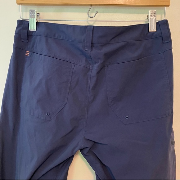 Orvis Womens Nylon Blend Outdoor Hiking Capri Pants Shorts Navy Size 6 Camping - Picture 6 of 7